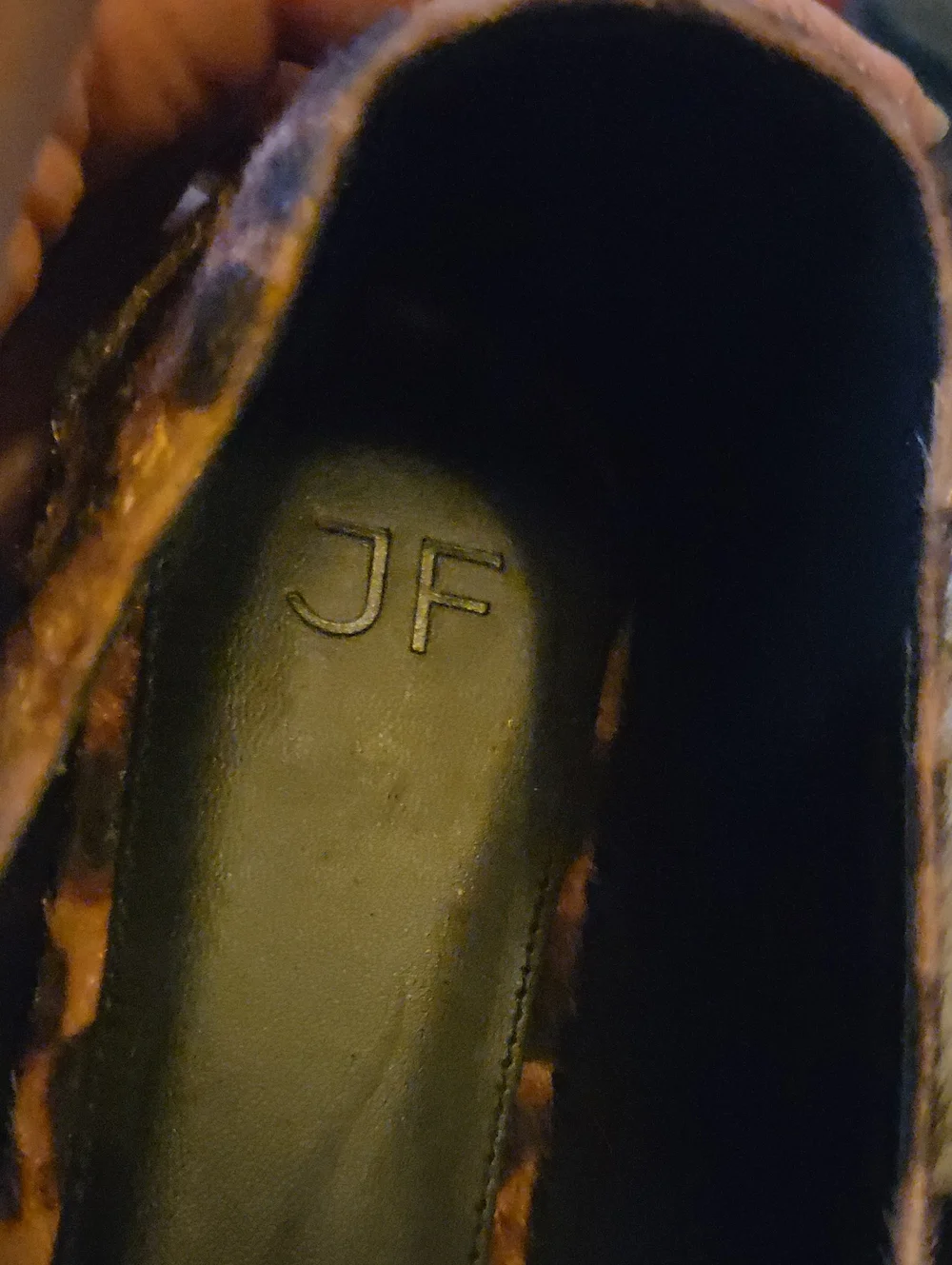 JustFab Ellidy Leopard Mary Jane Flats